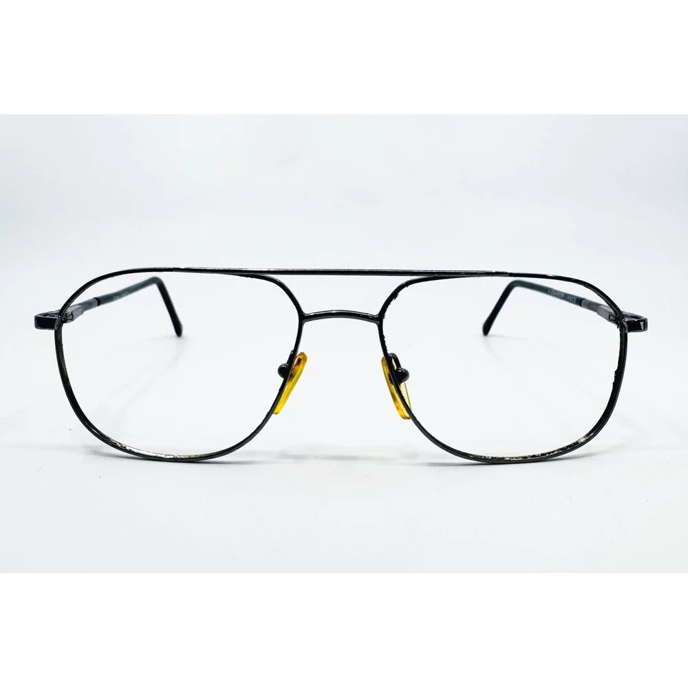 Boardroom Classics Eyeglasses Mens Gunmetal Aviator BC908 55-18-145